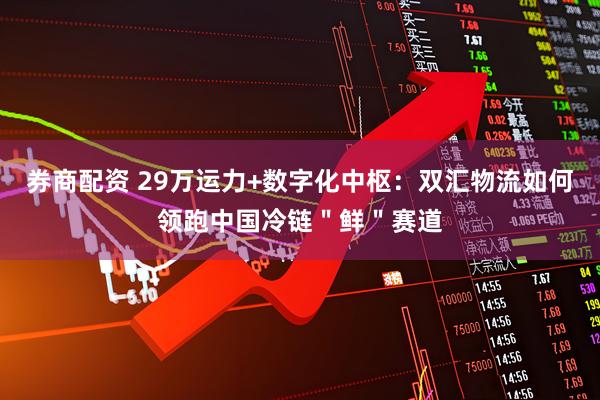 券商配资 29万运力+数字化中枢：双汇物流如何领跑中国冷链＂鲜＂赛道