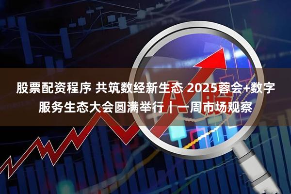 股票配资程序 共筑数经新生态 2025蓉会+数字服务生态大会圆满举行｜一周市场观察